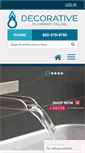 Mobile Screenshot of decorativeplumbingonline.com